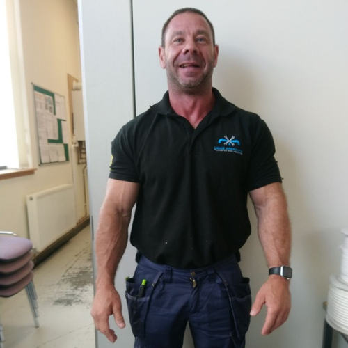 plumber and heating expert at louis greetham plumbing & heating company